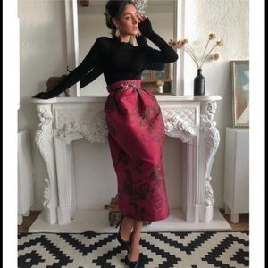 H&M Conscious Exclusive Collection Brocade Skirt